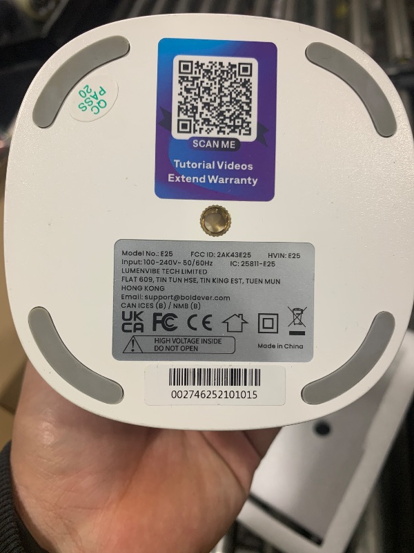 Photo 1 of  ?Built-in Officially-Licensed Apps & 500 ANSI Lumens & Full Automatic?BoldEver 2026 Upgraded Mini Smart Projector with WiFi 6 and Bluetooth, 270° Adjustable Stand, 4K Movie Projector Indoors Outdoors 