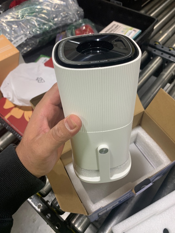 Photo 1 of  ?Built-in Officially-Licensed Apps & 500 ANSI Lumens & Full Automatic?BoldEver 2026 Upgraded Mini Smart Projector with WiFi 6 and Bluetooth, 270° Adjustable Stand, 4K Movie Projector Indoors Outdoors 