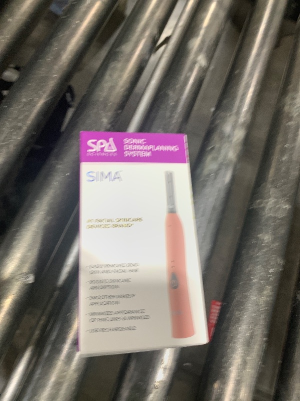 Photo 1 of  SPA SCIENCES - SIMA Patented Dermaplane Razor for Women Face – Painless 2-in-1 Facial Exfoliation & Peach Fuzz Hair Removal – Anti-Aging – 3 Speeds – Rechargeable – 7 Weeks Treatment 