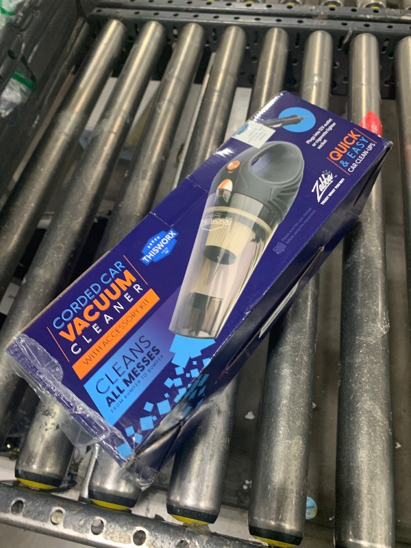 Photo 1 of  Car Vacuum Cleaner Portable, Handheld Vacuums w/ 3 Attachments, High Power, Small Vacuum Cleaner for Car with 16 Ft Cord & Bag 