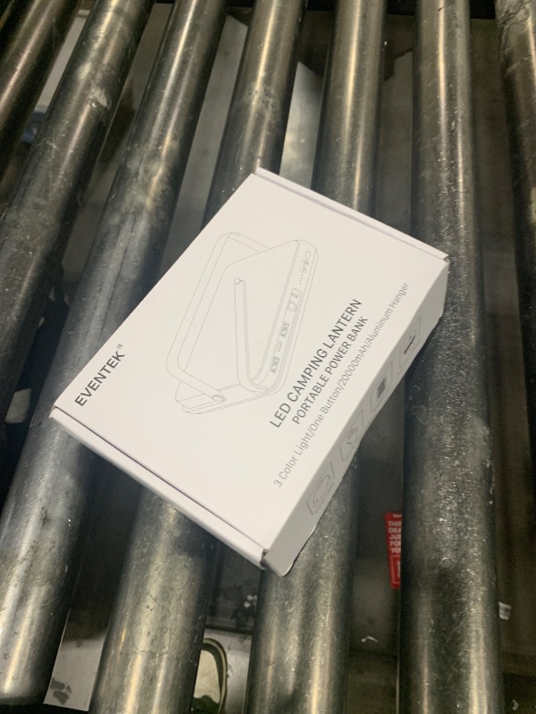 Photo 1 of Eventek LED Camping Lantern Rechargeable, 20000mAh Portable Camping Lights up to 144 Hours & 4 Light Modes, IPX5 Waterproof Camping Essentials for Power Outages, Emergency, Tent, Outdoor