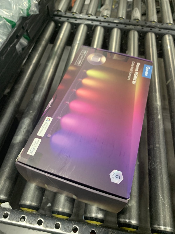 Photo 1 of  Govee Cube Wall Sconces, RGBIC LED Wall Light Works with Alexa, WiFi Smart Lights for Room Decor, Color Changing Indoor Light Fixture for Bedroom Dining Room, Music Sync, Adjustable Cables, 15ft 