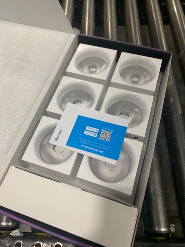 Photo 1 of  Govee Cube Wall Sconces, RGBIC LED Wall Light Works with Alexa, WiFi Smart Lights for Room Decor, Color Changing Indoor Light Fixture for Bedroom Dining Room, Music Sync, Adjustable Cables, 15ft 