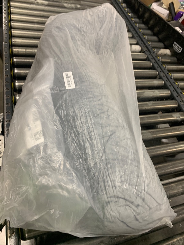 Photo 1 of 1 MIDDLE ONE Body Pillow, Memory Foam Round Body Pillows for Adults, Firm Long Bolster Pillow for Bed, Cylinder Tube Roll Pillow with Velvet Cover, 47x7.87 Inches, Grey