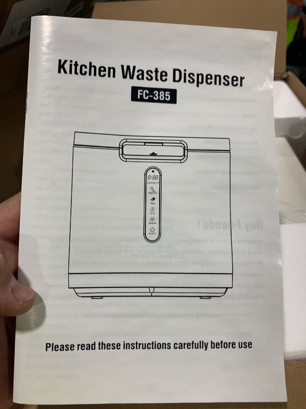 Photo 1 of 4L Electric Composter for Kitchen, Compost Bin for Countertop with Auto-Cleaning/Odor-Free/LED Display, Turn Kitchen Waste to Dry Compost Fertilizer, Indoor/Outdoor Compost Machine