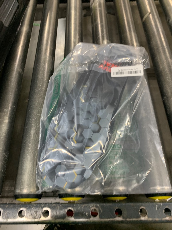 Photo 1 of (New) Work Comfort Orthotic Insoles - Anti Fatigue Shoe Insert Men Women - Low Arch Support - Shock Absorption - Foot Pain Relief - Work Boot Insoles (Black Hexagons, XXL)