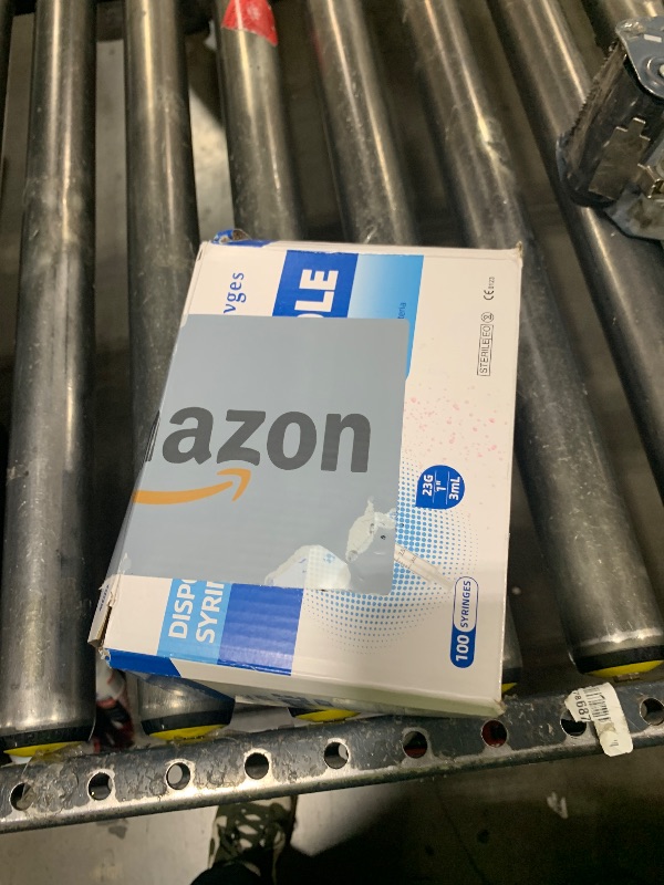 Photo 1 of 100 Pack Disposable 3ml/cc Lab Syringes with 23Ga 1 Inch Needle Luer Lock, Individually Sealed Packed