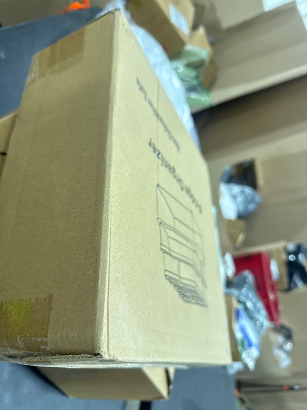 Photo 1 of 10 Pack Refrigerator Pantry Organizer Bins, Stackable Fridge Organizer Bins with Lids, Clear Plastic Food Storage Bins for Kitchen, Countertops, Cabinets, Fridge, Drinks, Fruits, Vegetable, Cereals