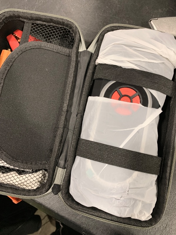 Photo 1 of Jump Starter with Air Compressor, 4000A Car Battery Jump Starter (10.0 Gas/10.0L Diesel), 150 PSI 12V Car Battery Jump Box with Tire Inflator, Jumper Cables, LED Light, LED Display