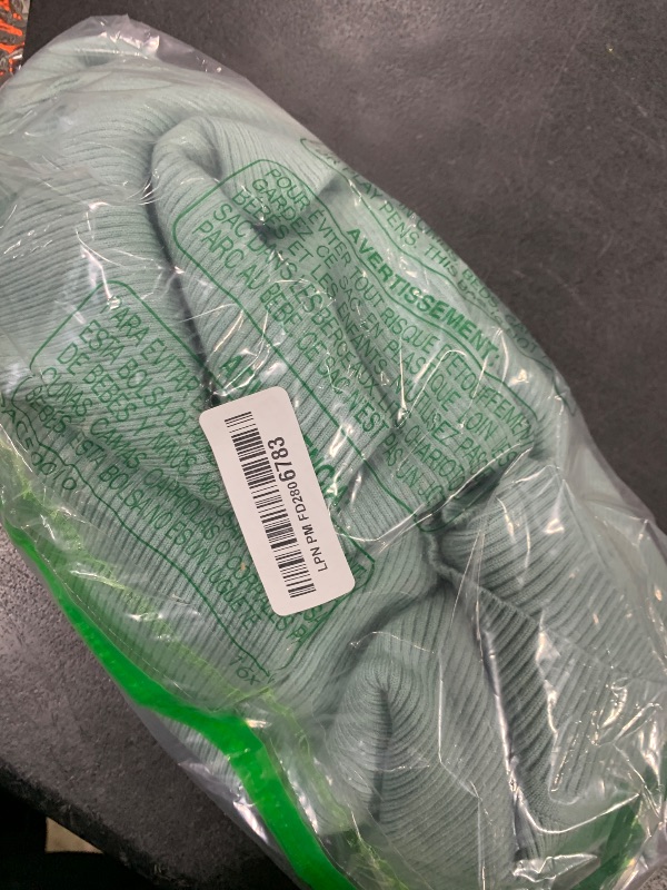 Photo 1 of ZESICA Women's Fall 2025 Turtleneck Batwing Long Sleeve Ribbed Knit Casual Soft Pullover Sweater Jumper Top,Lake,Small