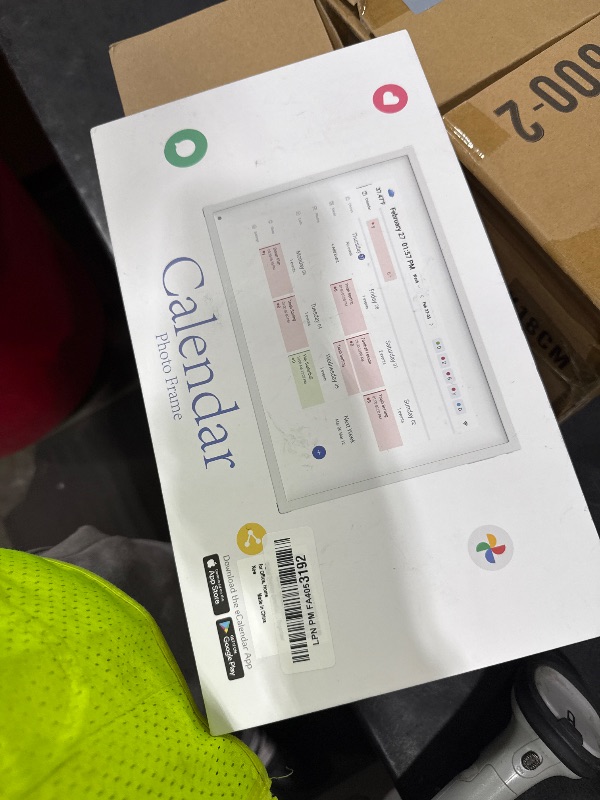 Photo 1 of Digital Calendar, 10.1 Inch Smart Electronic Desk Calendar & Chore Chart, Touchscreen Interactive Display for Family Schedules with Meal Planner & Picture Frame & Lists