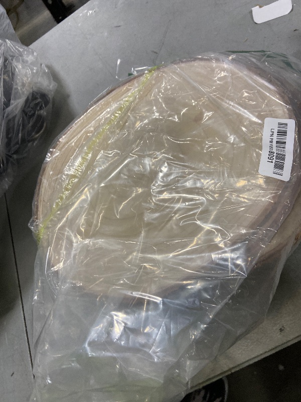 Photo 1 of 10 Pcs Natural Paulownia Wood Slices 11-12 Inches, for Centerpieces Table Decorations,Unfinished Rounds Wood for Crafts, for Rustic