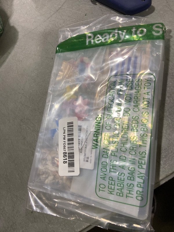 Photo 1 of 18 Pcs Beach Miniature Dollhouse Decoration, Beach Cake Decorations, Umbrella Palm Chair Miniature Toys for DIY Garden and Plant Decoration