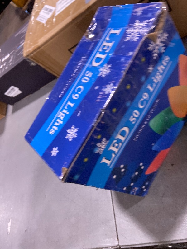 Photo 1 of HAYATA Multi Color C9 Big Bulbs Classic Christmas Lights 50 LED 32ft Indoor Outdoor Home Yard Xmas Tree Decorations (Multi Color - 50LED)