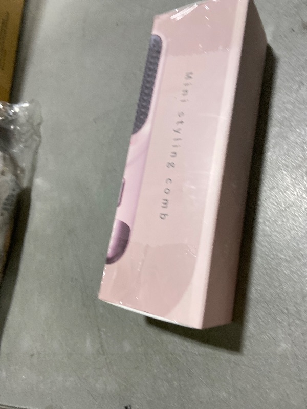 Photo 1 of 2025 Hair Straightener Brush Pale Pink