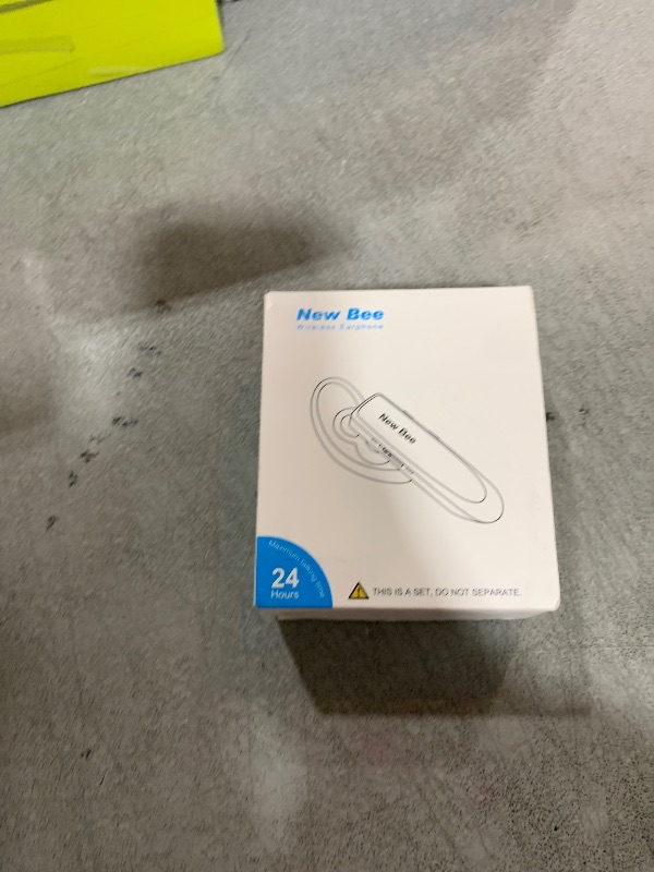 Photo 1 of [2 Pack] Bluetooth Earpiece Wireless Handsfree Headset V5.0 24 Hrs Driving with Mic 60 Days Standby Bluetooth Headset for iPhone Android Samsung Driver