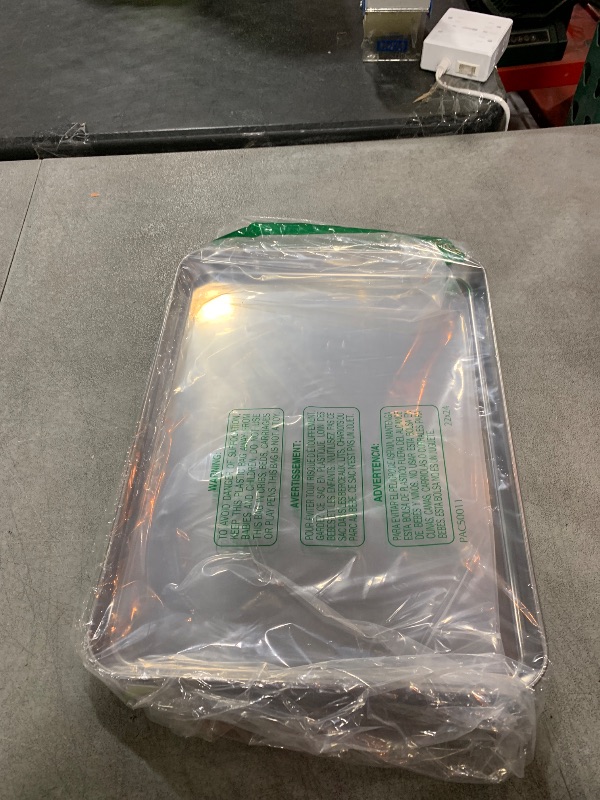 Photo 1 of ROTTAY Baking Sheet with Rack Set (2 Pans + 2 Racks), Stainless Steel Cookie Sheet with Cooling Rack, Nonstick Baking Pan, Warp Resistant & Heavy Duty & Rust Free, Size 16 x 12 x 1 Inches