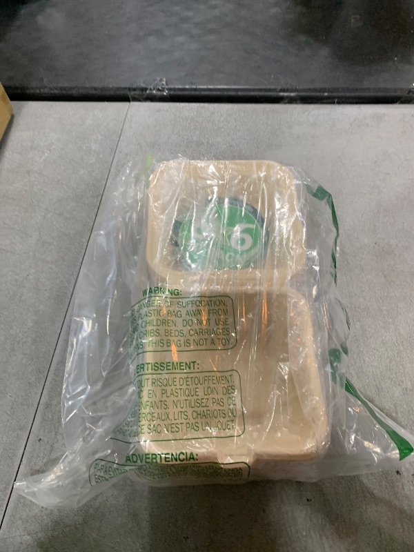 Photo 1 of [6X6", 50-Pack] 100% Compostable Clamshell Food Containers for Takeout - Heavy-Duty Quality Assurance Crafted from Natural Disposable Bagasse of Sugar Cane Fibers, Truly Eco-Friendly& Biodegradable.