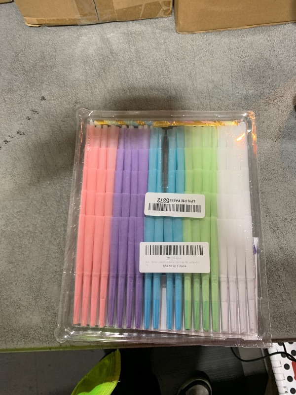 Photo 1 of 100 Pack Colorful Rolling Papers Pre Rolled Cones King Size - 108mm King Size Pre Rolls Paper with Filter Tips Rainbow cones Filling funnels/Mini Scoop/Packing Sticks