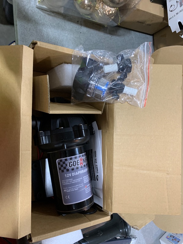 Photo 1 of [Upgraded Version] Fresh Water Pump, 12V DC Water Pump, 6.5GPM 70PSI Five Chamber Self-Priming Diaphragm Pump with Heavy Duty Pressure Switch and Strainer for RV, Marine, Yacht, Caravan