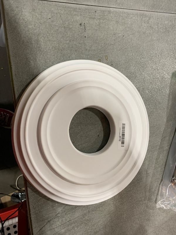 Photo 1 of 12 3/8"OD x 4"ID x 1 1/8"P Classic Ceiling Medallion (Fits Canopies up to 7 1/4")