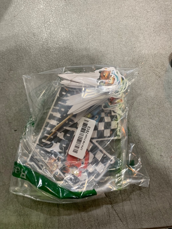 Photo 1 of 25 Pcs Cake Topper and Cupcake Toppers Set Birthday Party Supplies for Cars Themed Birthday Decorations