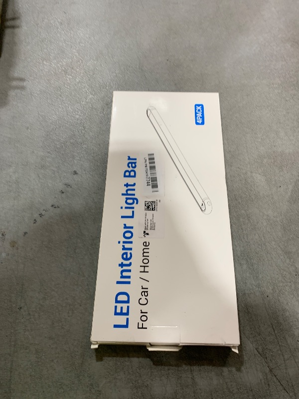 Photo 1 of 12v LED Interior Light Bar?CT CAPETRONIX 120LEDs 1500LM 8W DC 12 Volt led Strip Lights with ON/Off Switch?for Enclosed Cargo Trailer, Car RV Van Truck Lorry Camper Boat Caravan Motorhome (4Pack)