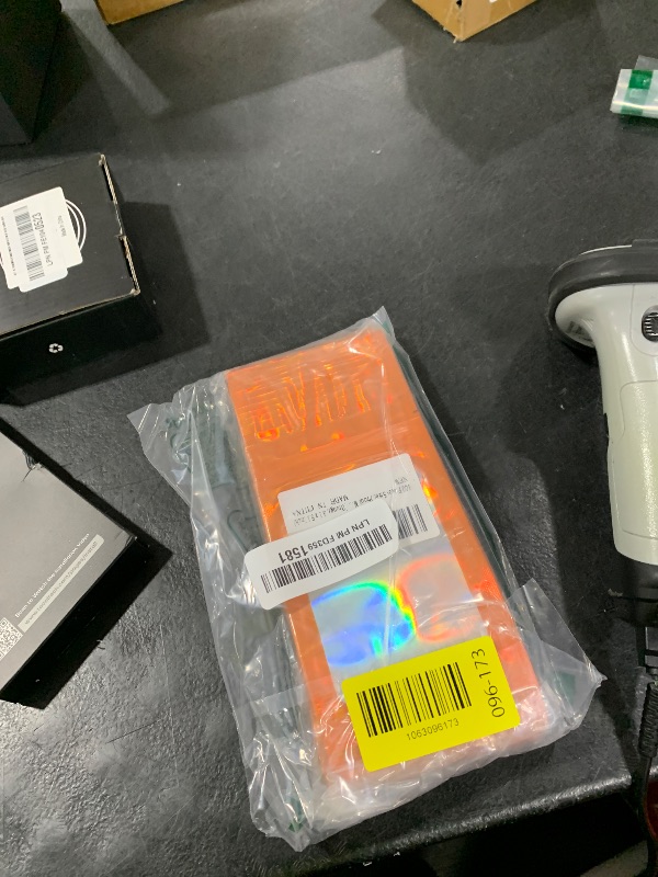 Photo 1 of 100 Pieces Smell Proof Mylar Resealable Bags, Holographic Packaging Bags, Resealable Odor Foil Pouch Zip Bags with Clear Window for Food Storage and Lipgloss, Jewelry Lash (Orange, 3.1 x 5.1 Inch)