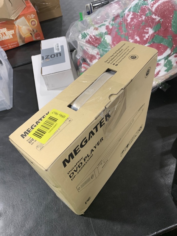 Photo 1 of MEGATEK Region-Free HDMI DVD Player for TV, Compact CD/DVD Player for Smart TV, USB Port, Plays All Region DVDs & Multi Formats, Metal Housing, HDMI/RCA Cables & Remote Included