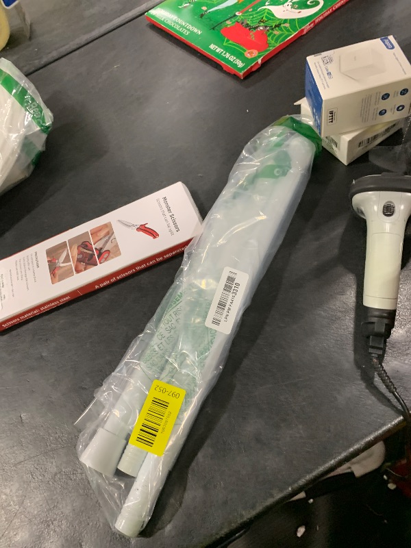 Photo 1 of AIZESI Tension Curtain Rod Adjustable Spring Tension Rods for Windows 28 to 48 Inch, No Drilling, 7/8" Diameter, White Curtain Rod, Small Shower Curtain Rod for Bathroom, Doorway, Closet, Kitchen