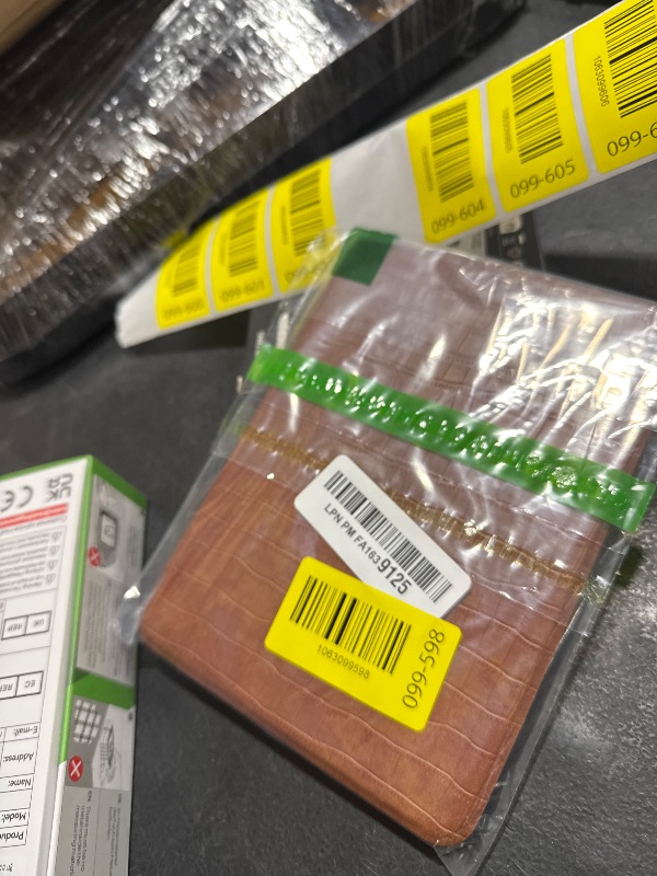 Photo 1 of MonsDirect Case for 7" Kindle Paperwhite (12th Generation, 2024) & Kindle Colorsoft Signature Edition, Ultra Thin PU Leather Hard Protective Cover with Hand Strap for 7" E-Reader, Crocodile Brown