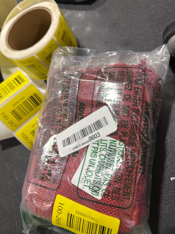 Photo 1 of 24 Days Christmas Advent Calendar Bags: Christmas Countdown Advent Calendar Bags with Numbers for Gift Wrapping & Drawstring Christmas Bags for Party Decoration (Red)