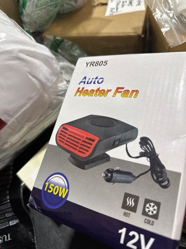 Photo 1 of 12V Portable Car Heater For Vehicle: 12 Volt Heater For Car Defroster Windshield Heaters Plug In Calentones Para Carro Calentón Para Carro That Plugs Into Cigarette Lighter For UTV For Winter