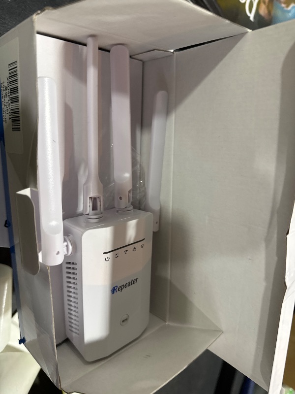 Photo 1 of 2026 New WiFi Extender Signal Booster for Home, Long Range WiFi Repeater Wireless Routers Signal Amplifier, Mesh WiFi 15X Faster Access Point with Ethernet Port, Easy Setup, 5 Working Mode