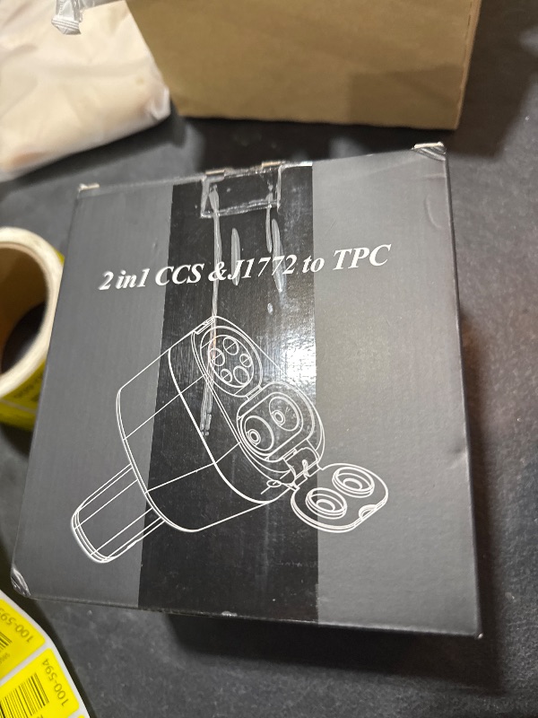 Photo 1 of **missing part---PARTIAL SET---**RAMATA Tesla Model Y 3 S X Accessories 2024 2025, 250KW Fast Tesla Charger Adapter, Tesla to J1772 Adapter CCS 2in1 Compatible with Level 1 2 3 Charging Stations with CCS1& J1772 Plug
