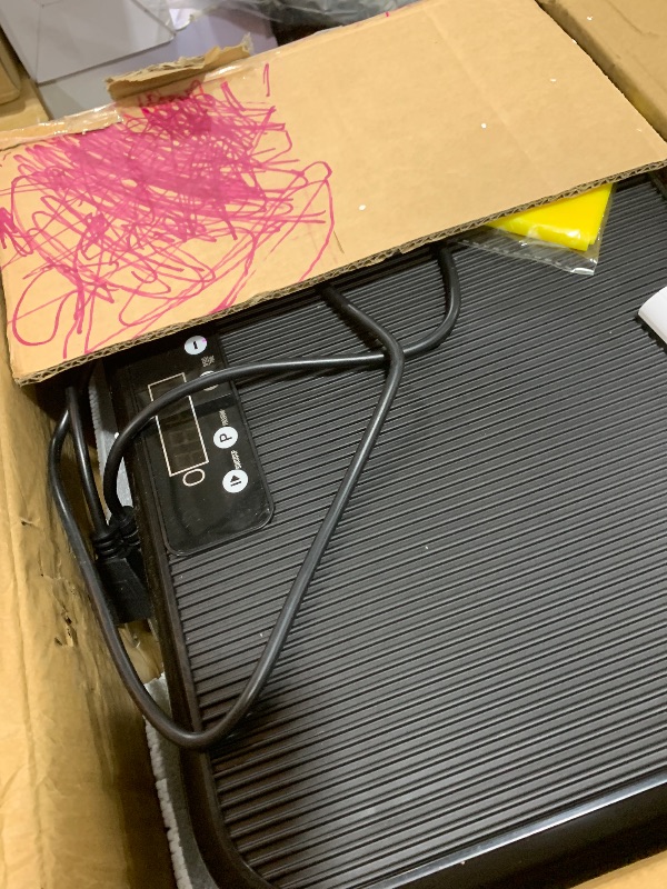 Photo 3 of Vibration Plate Exercise Machine: TISSCARE Mini Vibrating Plates for Lymphatic Drainage and Weight Loss, 400Lbs Capacity Full Body Power Shake Workout Platform for Home Cardio Fitness