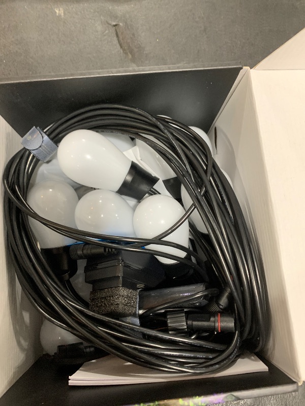 Photo 1 of Govee S14 Bulb Outdoor String Lights 2, 96ft Smart RGBIC Warm White Patio Lights with 30 LED Bulbs, 111 Scene Modes for Outdoor Decor, Works with Alexa, Google, Matter, APP Control, IP66 Waterproof