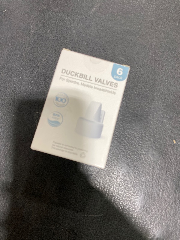 Photo 1 of [6-Count] Papablic Duckbill Valves for Spectra and Medela, Replaceable Duckbill Valves for Spectra S1 Spectra S2 valves and Medela Pump in Style, BPA/DEHP Free White