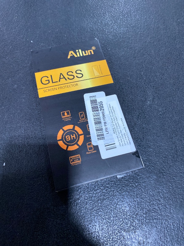 Photo 1 of Ailun Screen Protector for iPhone 14 Plus/iPhone 14 Pro Max [6.7 Inch] Display 3 Pack Tempered Glass, Sensor Protection, Dynamic Island Compatible, Case Friendly