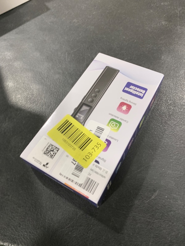 Photo 1 of navfalcon Hidden Camera Detectors, 2025 Camera Detector, GPS Tracker & Bug Detector, Listening Device Detector, 5 Levels Sensitivity 4 Modes for Hotel Rooms, Travel, Office, Car(Black)