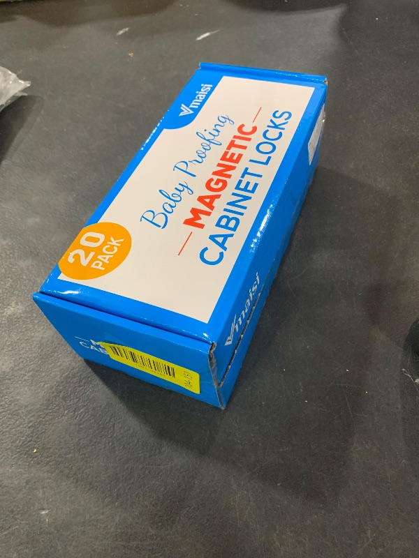 Photo 1 of 20 Pack Magnetic Cabinet Locks Baby Proofing - Vmaisi Children Proof Cupboard Drawers Latches - Adhesive Easy Installation