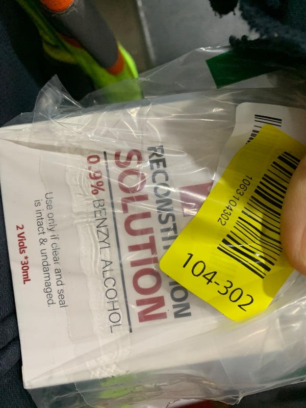 Photo 1 of .9% benzyl alcohol 