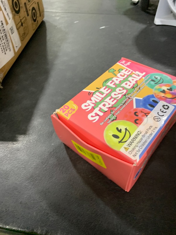 Photo 1 of 20Pack Fidget Stress Balls for Adults, Bulk Squishy Balls Set, Stress Relief Squeeze Ball for Birthday Gifts, Goodie Bag Stuffers