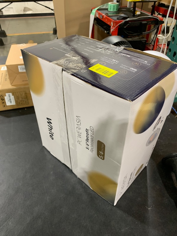 Photo 1 of 12 Pack 5/6 Inch LED Can Lights with Night Light, Metal 5CCT Retrofit Recessed Lighting Selectable 2700K-6000K Dimmable, 12W=75W, 1200LM Downlight with Metal Smooth Trim - ETL and Energy Star