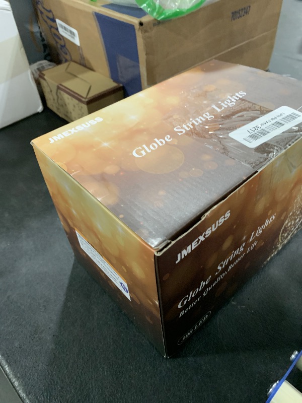 Photo 1 of 147ft Globe String Lights Outdoor Waterproof, 300 LED Indoor Christmas Lights Plug in with Remote, Hanging Fairy Light for Bedroom Holiday Party Patio Garden Christmas Decorations, Warm White