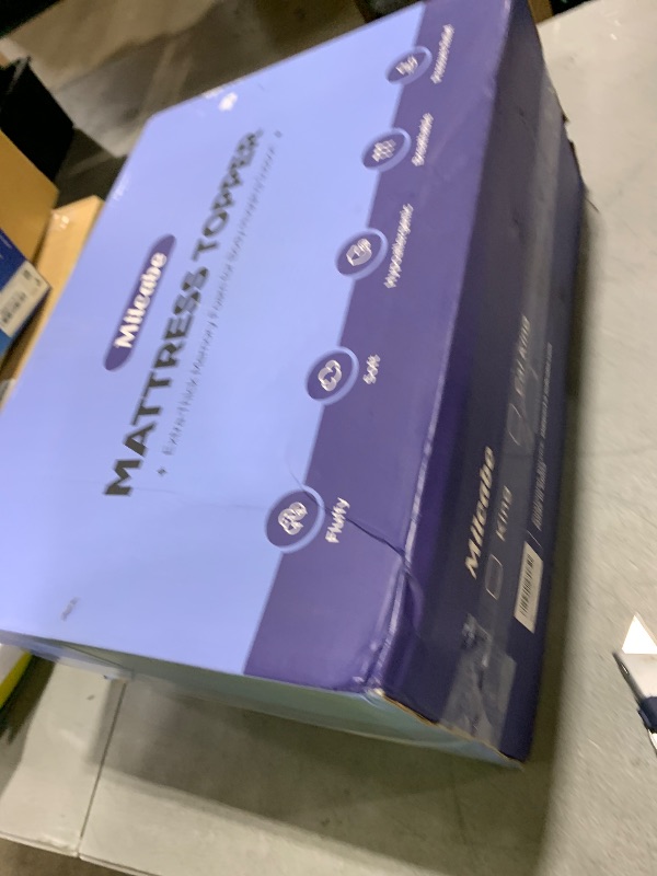 Photo 1 of 3 Inch Ultra-Fluffy Memory Foam Mattress Topper Cal King for Back Pain, Extra Soft Pillow Top Cal King Mattress Topper with 4X Support, Mattress Pad with Breathable Air Mesh Sides, 6-21'' Deep Pocket