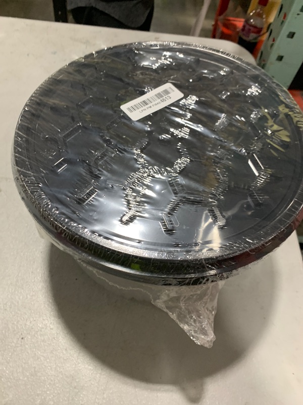 Photo 1 of 10 - 11" Plastic Disposable Cake Containers Carriers With Dome Lids And Cake Boards [5 Pack] And Cake Server | Round Bundt Cake Boxes / Cover | 2-3 Layer Cake Holder Display Containers For Transport