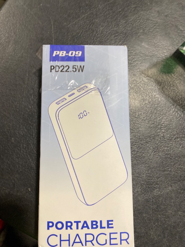 Photo 1 of CFIAI Portable Charger Power Bank - 40000mAh Fast Charging Powerbank Battery Pack with Built in USB-C(22.5W) and iOS(20W) Output Cable?Deep Black