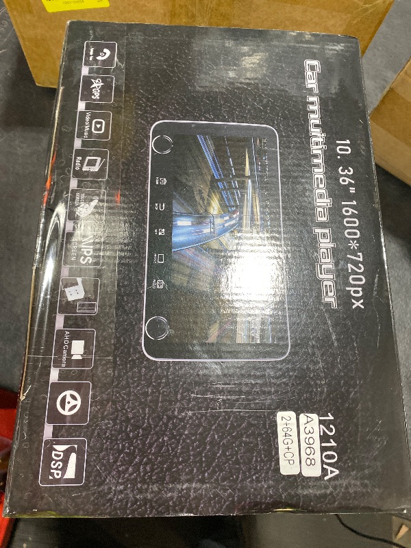 Photo 1 of [2G+64G] 10.36 inch Android Single Din Car Stereo, 10 inch Touch Screen Radio with Wireless Carplay/Android Auto/EQ Audio/SWC/Bluetooth/WiFi/FM RDS Radio