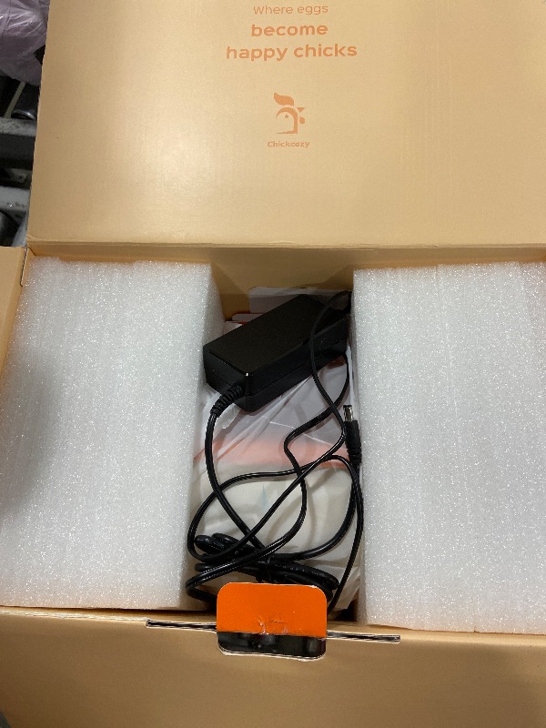 Photo 1 of [2024 Upgrade] 25 Egg Incubator, Automatic Egg Turner with Thermometer Seat and Humidity Control, Egg Candler, 360° View with Clear Window, Incubators for Hatching Chicks (Sunlit Orange)